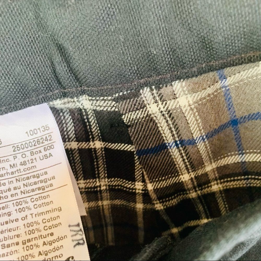 SOLD Carhartt Loose Fit Flannel Lined Jeans - Picture 3 of 5